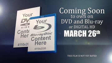 Coming to DVD and Bluray Commercial Templates for After Effects