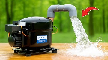 This Method Replaces Expensive Water Pumps! Build Your Own from a Fridge Compressor and PVC