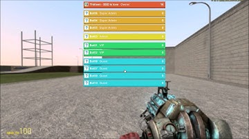 GMod - Custom Scoreboard
