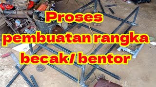 pembuatan becak terbaru 2023 jadinya bikin ngiler penonton rugi kalo gak lihat