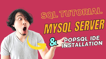 2. SQL Tutorial 2024: MySQL server and POPSQL IDE installation for Beginners