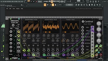 Modular synthesis pad programming in cardinal