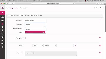 StreamAnalytix -  Alert Configuration
