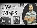 Legal Aptitude - Law of Crimes | Law Entrance Exams - Special Class | Bala Sir