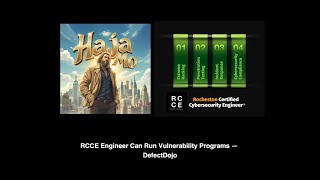 RCCE Engineer Can Run Vulnerability Programs β DefectDojo