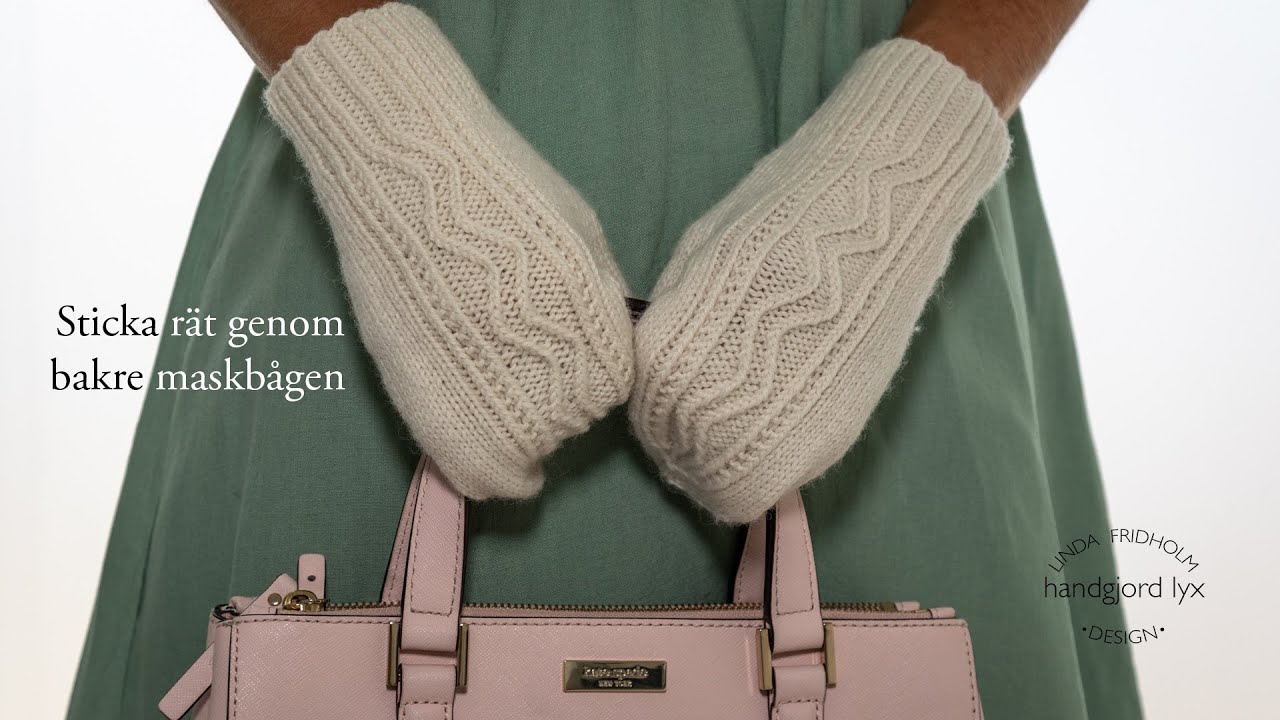 Sticka rät genom bakre maskbågen – Handgjord lyx