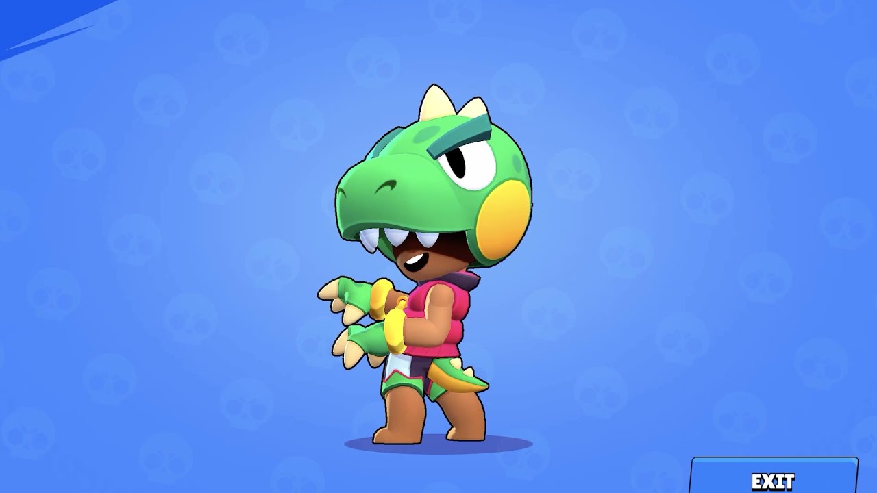 New Dino Leon Winning Lose Pose Gameplay Win Skin Animation 2021 Brawl Stars Youtube - brawl stars dinosaur leon