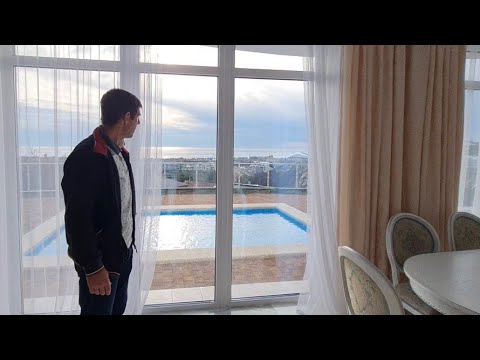 Видео: Дом в Сочи с потрясающим видом на Олимпийский Парк и море! Дом с бассейном в Сириусе от собственника
