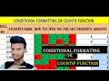 Conditional or countif function in excel hindi