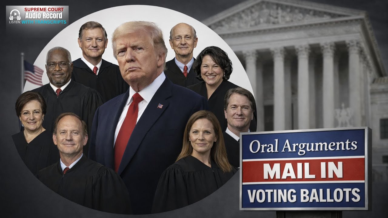 SCOTUS Oral Arguments | Post-Election Counting of Mail-In Ballots - YouTube