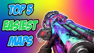 Top 5 EASIEST Cod Zombies Maps Of All Time