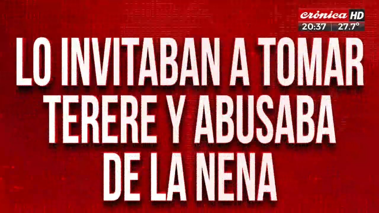 Lo invitaban a tomar tereré y abusaba de la nena