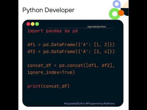Problem_22: Concatenating DataFrames