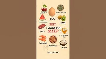 Best Foods for Better Sleep | Natural Sleep Boosting Foods | #healthyeating #healthylifestyle