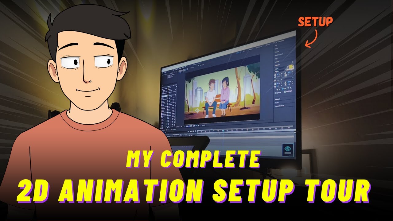 My Computer Image Animation How I Started 2D Animation with Basic PC | My Setup Story in Hindi ...