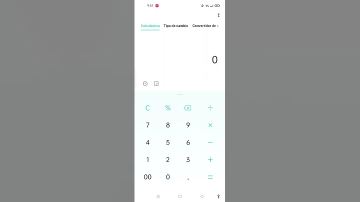 todos lo hemos hecho alguna vez en la calculadora