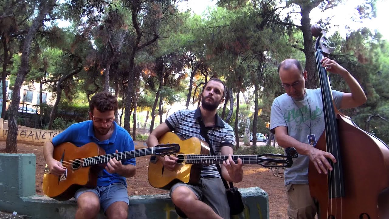 ManoucheDrome trio (1 of 2)"DjangoFest 2014 Athens"