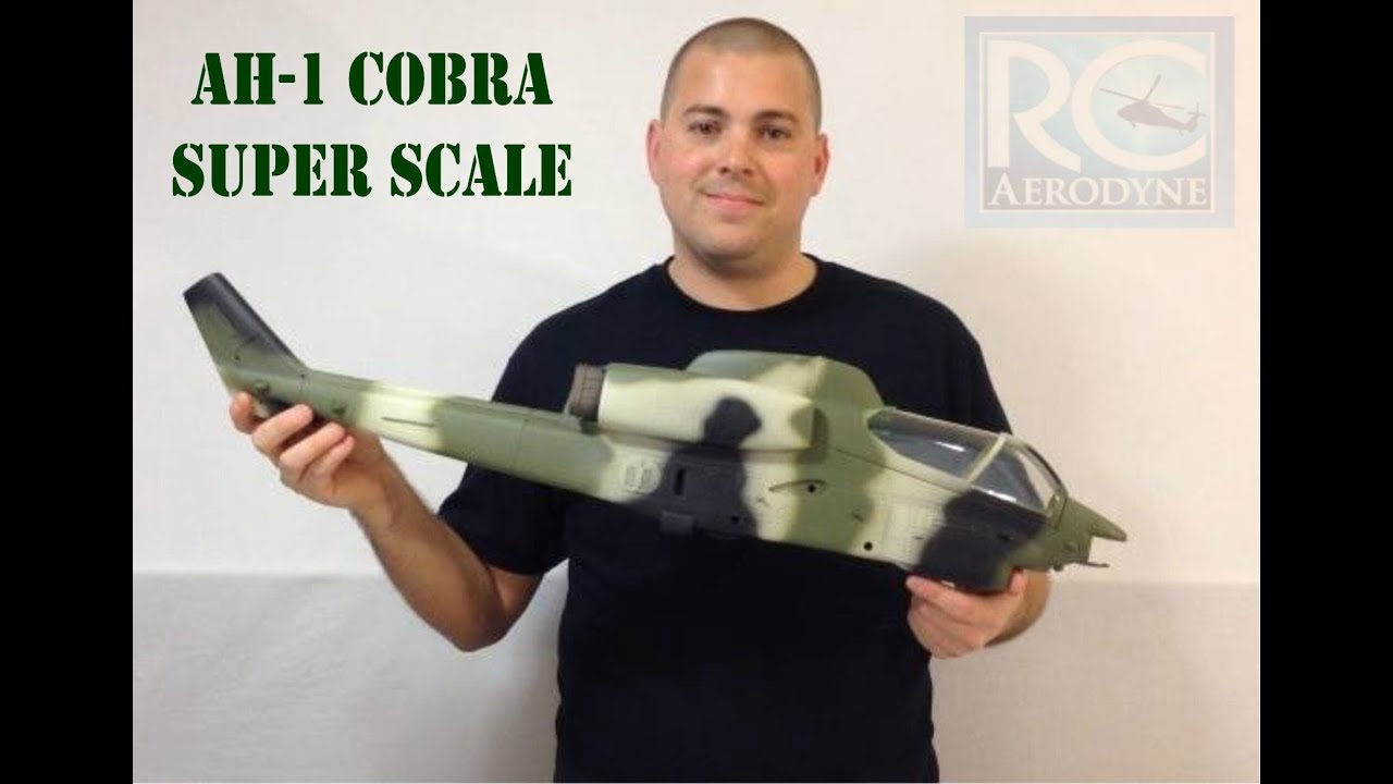 RC Aerodyne AH-1 Cobra 470 Super Scale Unboxing Video