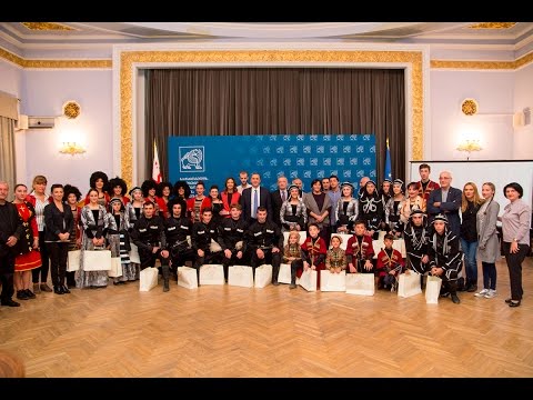 კულტურის მინისტრმა საერთაშორისო ფესტივალის გამარჯვებულ ანსამბლებს უმასპინძლა