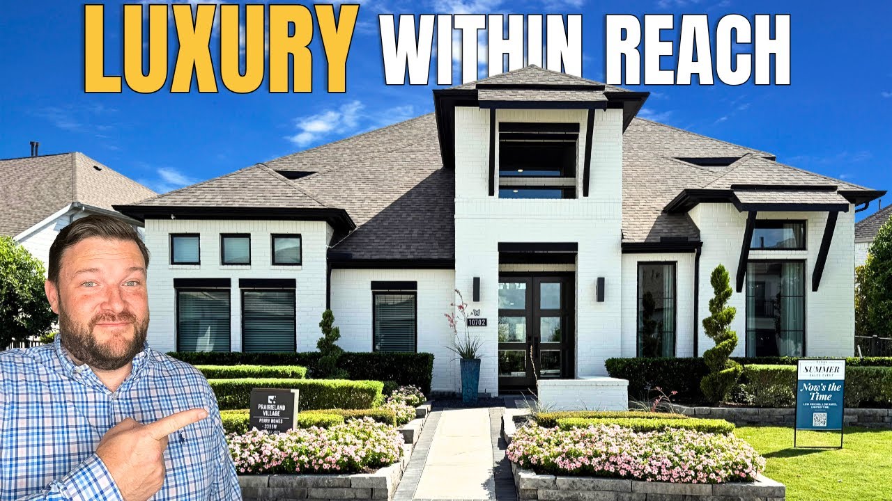 MASSIVE Perry Homes Model Tour in Bridgeland HOUSTON TEXAS | Luxury Under $700K