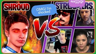 When Shroud Killed Them All || Shroud Owning other Streamers ||