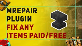MRepair Plugin For Fixing Items In Minecraft | Command To Fix Items In Minecraft