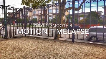 Zhiyun Smooth 4 Motion Timelapse..