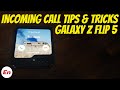 Samsung Galaxy Z Flip 5 Incoming Call Tips &amp; Tricks on Cover Screen!