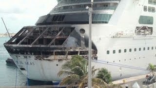 Fire breaks out on Royal Carribean cruise ship