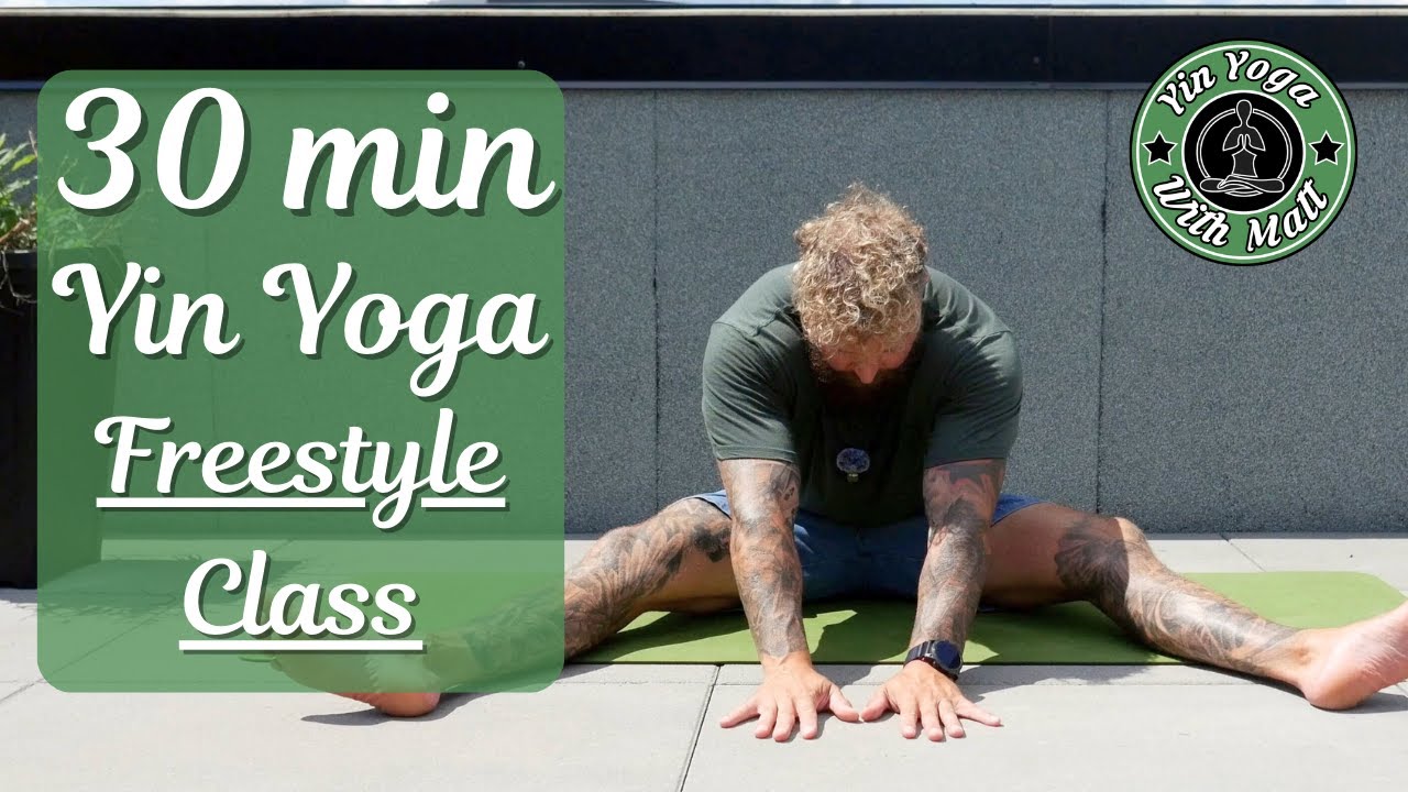 30-Min Freestyle Yin Yoga | Deep Stretch for Stress Relief, Flexibility & Inner Calm
