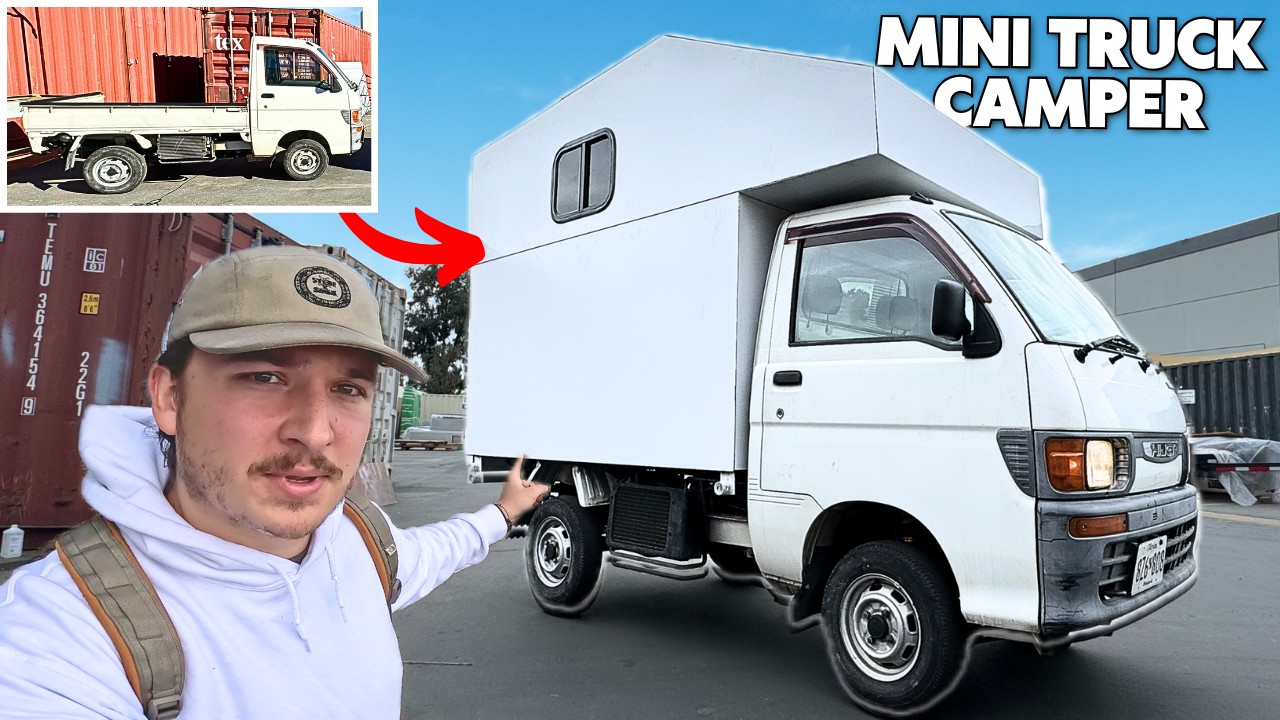 Building A Japanese Kei Truck Mini Camper | (2) - YouTube