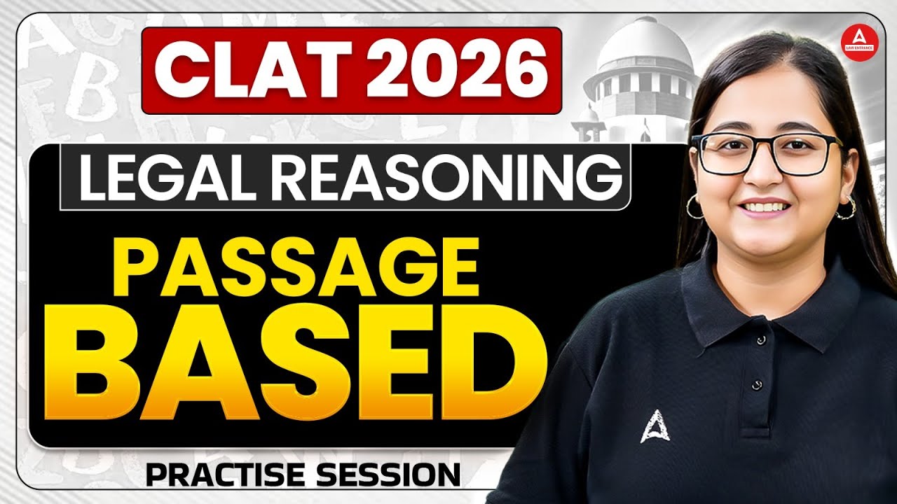 CLAT 2026 | Passage Based Questions of Legal Reasoning | CLAT ...