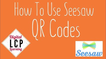 Use Seesaw QR Codes and ChatterPix