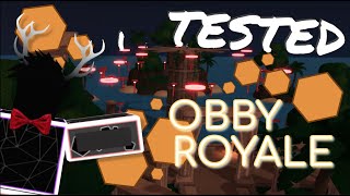 i TESTED Obby Royale..