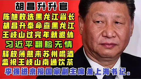 【駙馬時評】：胡昌升赴黑龍江任職為查案！王岐山過完年退休？「台北時間2021.2.1 21:30」 - 天天要聞