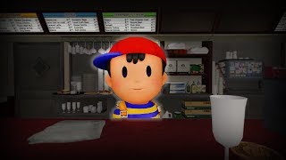Overworld Ness Works In Mcdonalds - Earthbound Animation