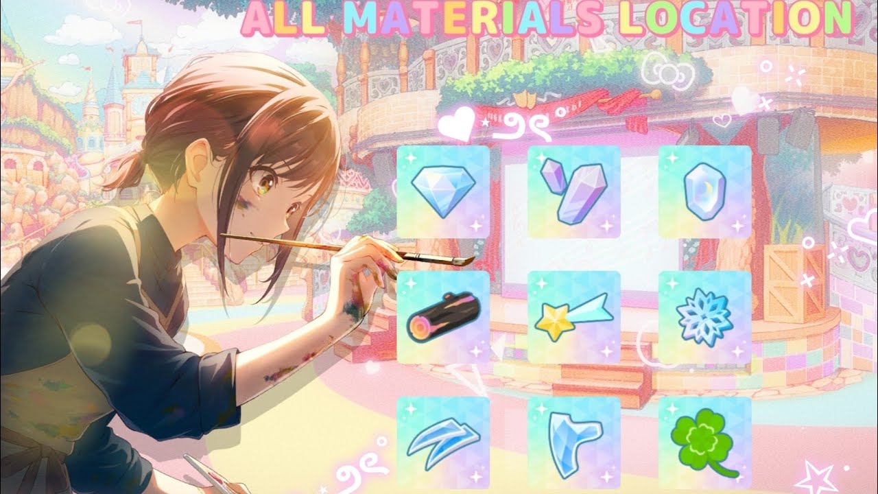 All Materials Location in MYSEKAI  (Project Sekai Colorful Stage)