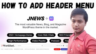 How to add JNews theme Header Menu | JNews theme Customize