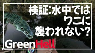 検証：水中ではワニに襲われないって本当？【グリーンヘル】 - YouTube