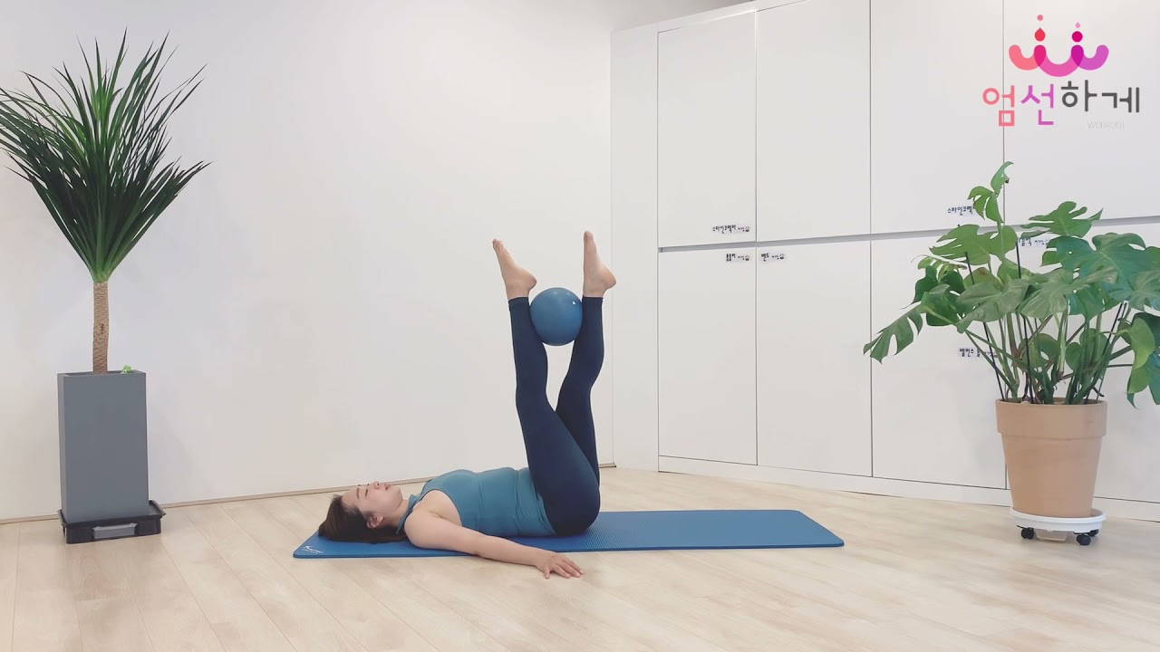 미니볼 필라테스 - 복부강화, 코어운동 시퀀스 | 초급