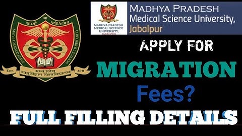 Mpmsu me Migration kese bhare How to fill the Migration form😊❤️🙏 #mpmsumigrationform#education