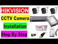 Install Cctv Camera Step By Step In Hindi || Hikvission camera install || How to install cctv camera