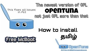How to install Opentuna latest version of OPL for Ps2 | 2021 | Fixes all the issues in Ps2 | Tamil