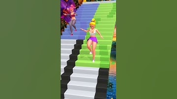 Stairs running with another girl lvl.59 #youtubeshorts#shortsfeed  #shorts