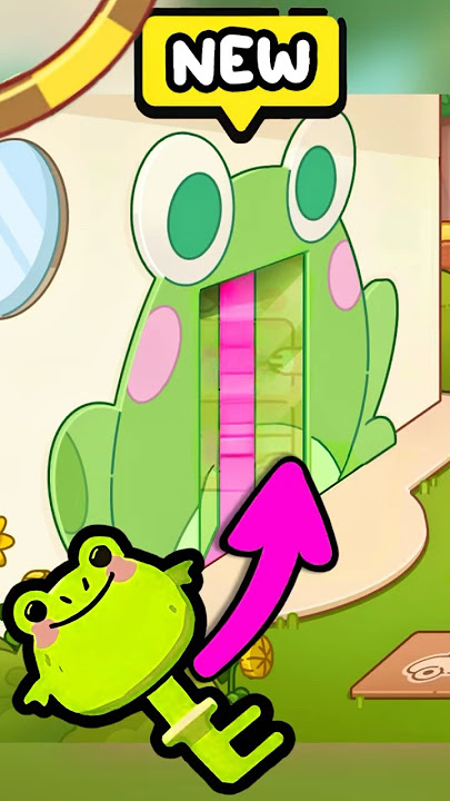 🐸How to find KEY to FROG?🗝️🔍 #avatar #new #update #frog #gift   #tocaboca #pazu #shorts