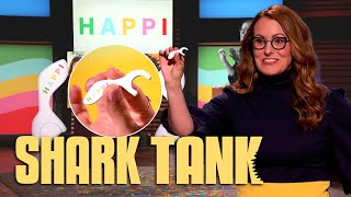 Are The Sharks Happy To Floss With Happi Floss? | Shark Tank US | Shark Tank Global