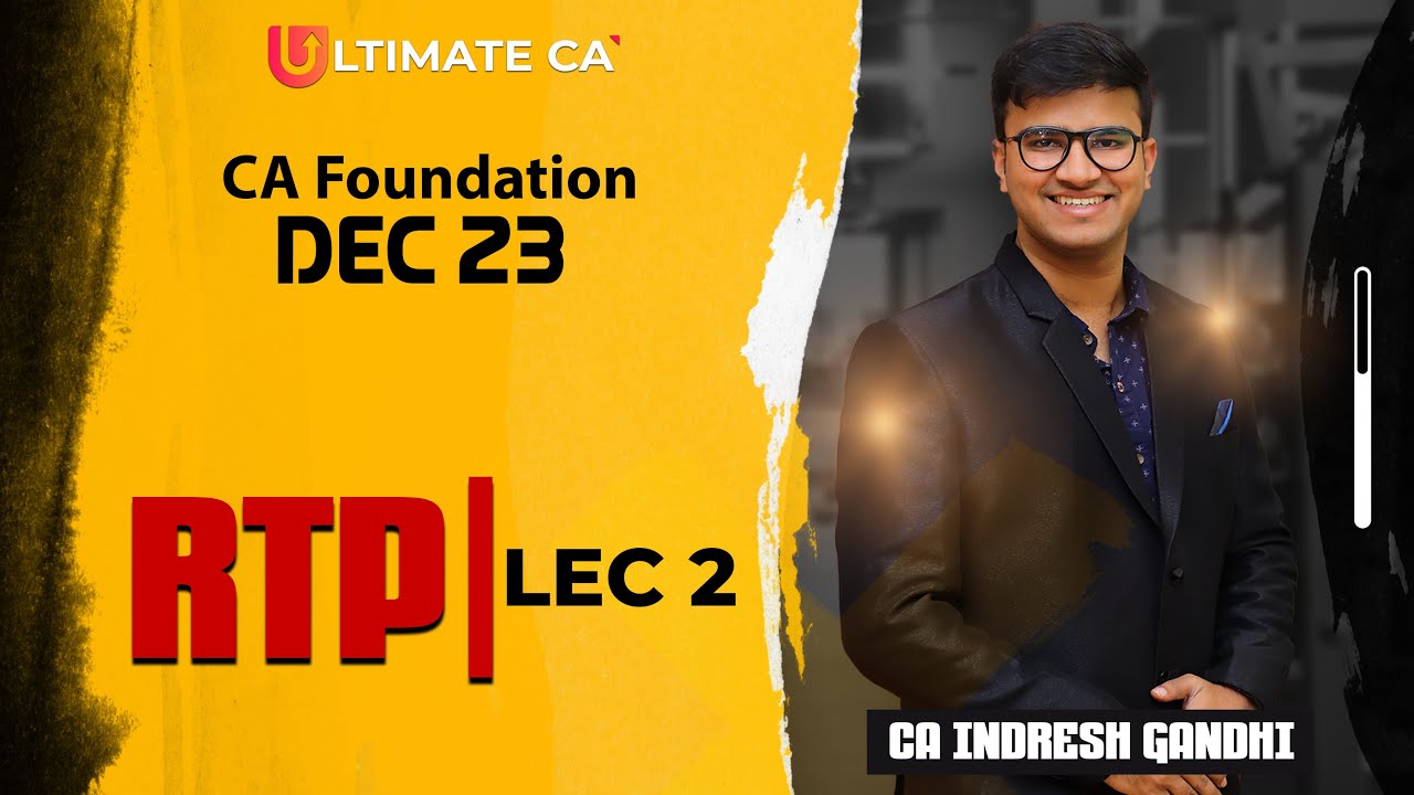 L2 rtp ca foundation dec 23 law bcr by ca indresh gandhi