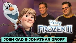 Josh Gad & Jonathan Groff talk getting into character and their favourite karaoke song