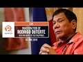 LIVE: Inauguration of Rodrigo Duterte