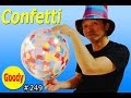 【バルーンアート Balloon Art】 コンフェッティ🎈風船の中にコンフェティ(紙吹雪)を入れよう! 🎈 How to make Confetti balloon【バルーンアートかねさん】